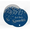 thumbnail image 2 of Inkdotpot Let Love Sparkle Wedding Bottle Tag Real Silver Foil Favor Hang Tags Pack Of 100, 2 of 7