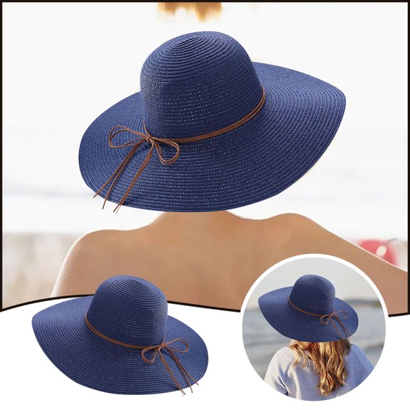Women Floppy Sun Hat Summer Wide Brim Beach Cap Packable Straw Hat For Travel Cow Pattern Bucket Hat Bucket Hat Summer Men's Cool Bucket Hat Fishing Hat Black Men's Rain Hat Sun Hat Foldable