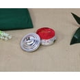 thumbnail image 3 of GoldGiftIdeas Silver Plated Meenakari Sindoor Dabbi with Lid, Indian KumKum Box, Pooja Items for Home, Spiritual Gift Item with Potli Bags (Pack of 5), 3 of 5