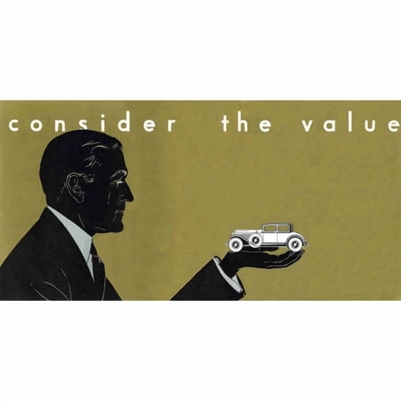 Marmont Hill Vintage Travel Consider the Value Vintage Advertisement on Wrapped Canvas