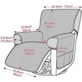 thumbnail image 3 of Power Lift Recliner Chair Covers,Recliner Covers That Stay In Place,Lift Chair Covers,Quilted Recliner Covers,With Storage Pockets and Elastic Straps Furniture Protector, 3 of 7