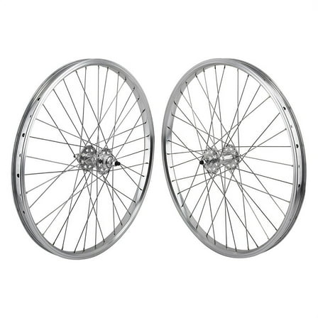 Se Bikes J24SG Wheelset 24in B/O 3/8inx100-110mm FW Rim Brake Clincher Silver