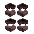 thumbnail image 2 of 8 Pack Soft Safe Baby Kids Furniture Desk Table Corner Bumper Cushion Guard Protectors Coffee, 2 of 6