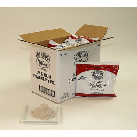 (Price/Case)Conestoga Low Sodium Brown Gravy Mix