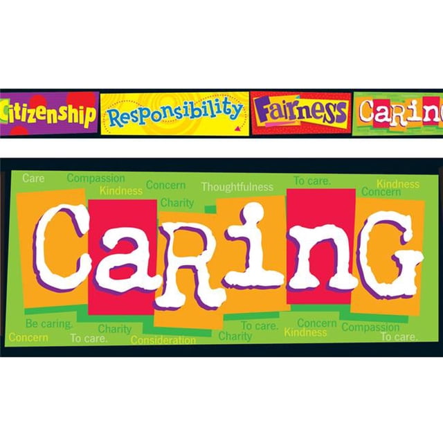 Trend Enterprises T-85062-6 Character Education Border - Pack of 6