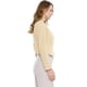thumbnail image 4 of Día de San Patricio Chaqueta Corta Casual De Negocios De Oficina De Trabajo Sin Cuello Para Mujer Beige S, 4 of 6