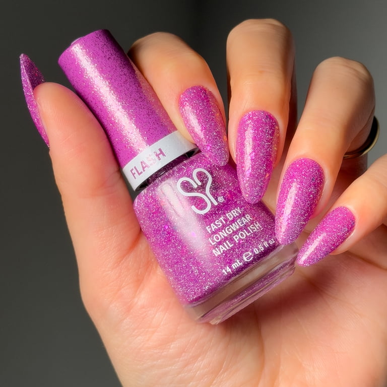 Salon Perfect Flash Nail Polish, 461 Gimme Space, 0.5 fl oz