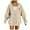 E-Khaki, variant on d Women's Plus Size Zip-Up Hoodie - Long Sleeve Hooded Sweatshirt with Heart Print & Pockets, Casual Fashion for Fall Winter Grey, XXXL
