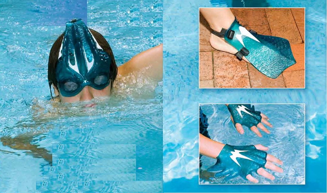 Swimline Sea Creature Goggle, Gloves and Fins Swim Set by Swim Central