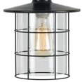 thumbnail image 2 of Benjara 25 Inch Metal Downbridge Design Desk Lamp with Caged Shade, Dark Bronze, 2 of 5