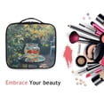 thumbnail image 6 of FORMRS Travel Makeup Bag Large Capacity Train Case Cosmetic Organizer with Adjustable Dividers, Sunshine Goldfish, 6 of 8