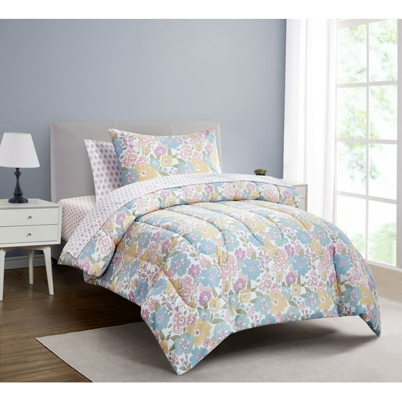 Spring Blooms 5 Piece Twin XL Comforter Set
