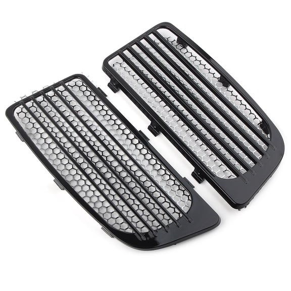 NS Lower Engine Cooler Radiator Grille Cover Guard Protector for Harley Touring FLHTK FLHTKL FLHTKSE FLTRU FLTRUSE FLHXSE FLHTCUTG 2014-2020, Black