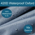 thumbnail image 3 of Scooter Cover Waterproof Outdoor - Heavy Duty Electric Scooter Rain Cover, All-weather Outdoor Protection Mobility Scooter Cover for Storage, 57x27x39", 3 of 6