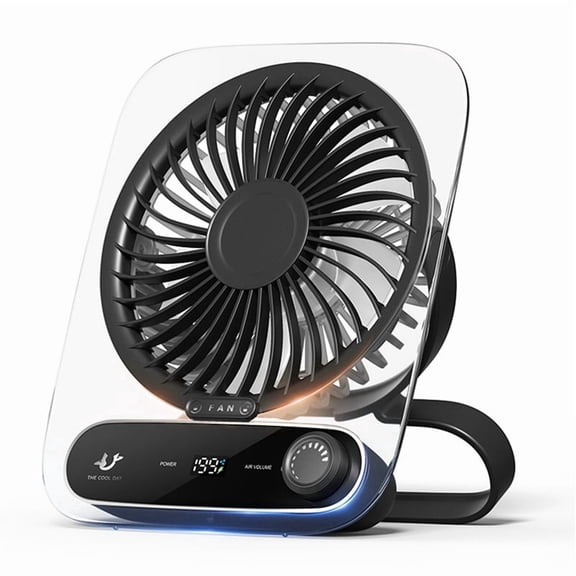 Mini Fan USB Desk Fan - Ultra Quiet, Rechargeable, 180° Foldable Personal Fan for Travel, Office, Bedroom,1 * Fan 1 * Charging cable