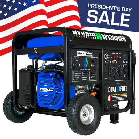 Duromax XP13000EH, 13000 Watt Dual Fuel Electric Start, Portable Generator