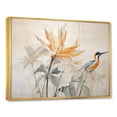thumbnail image 2 of Designart "Simplistic Birds of Paradise" Birds Of Paradise Floater Framed Wall Art Prints, 2 of 5