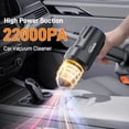 thumbnail image 2 of Aspiradora inalámbrica para coche WOKEGI 22000PA de alta potencia, 4 en 1, con motor sin escobillas de 180 W y carga rápida para coche, hogar, oficina y mascotas., 2 of 5
