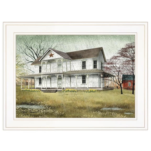 TrendyDecor4U April Showers By Billy Jacobs Framed Print BJ1039-226G
