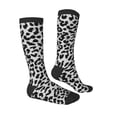 thumbnail image 3 of Haiem Similar To Leopard Print Socks, Funny Novelty Crazy Design Cotton Socks Sports Socks Knee High Socks For Men, Women,1Pairs - Gift For Working Friends, 3 of 9
