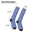 thumbnail image 5 of Balery Colorful Mushrooms Printed Novelty Socks Men's Women's Crew Socks Sports Socks Knee High Socks Cotton Socks Quirky and Cool Socks, 5 of 9