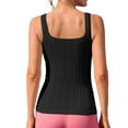 thumbnail image 6 of attraco basics Lady Workout Tank Tops Built in Bras Padded,Sleeveless Athletic Yoga Shirts, 6 of 6