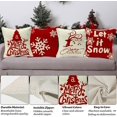 thumbnail image 3 of Fundas navideñas para Cojines,Funda de Almohada de Navidad,Fundas para Cojines de Sofa,Funda de Almohada decoración para hogar,Funda de Almohada Decorativa, 3 of 5