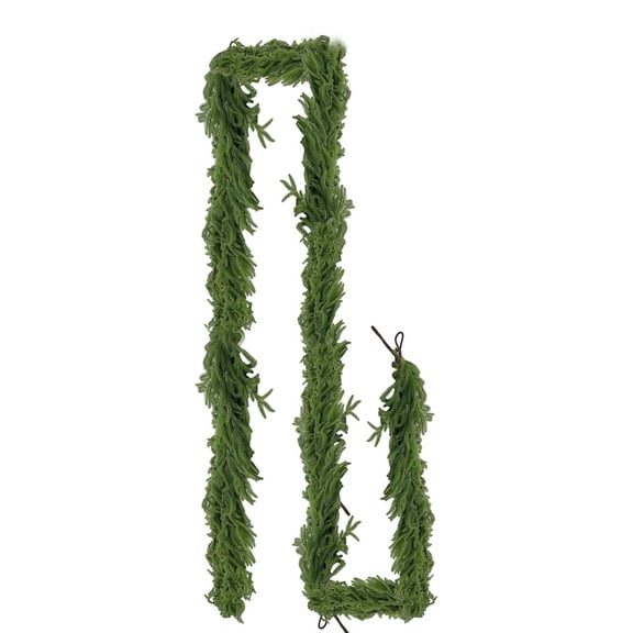 9-Foot Simulated Norfolk Garland Simulation Rattan Decoration Needle Wreath Soft Glue Feel Rattan Simulation Plant Home Decoration