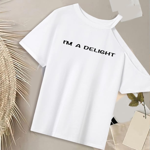 Camiseta de verano para mujer, camiseta de recuerdo con cuello redondo para compras navideñas en la playa XL