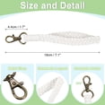 thumbnail image 2 of Correa Universal para Teléfono, Pulsera de Macramé Bohemia, Correa para Teléfono para Llavero, Billetera, (Blanco), 2 of 6