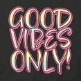 thumbnail image 2 of Good Vibes Only T-Shirt | Positive Vibes Black Tee Gift, 2 of 5