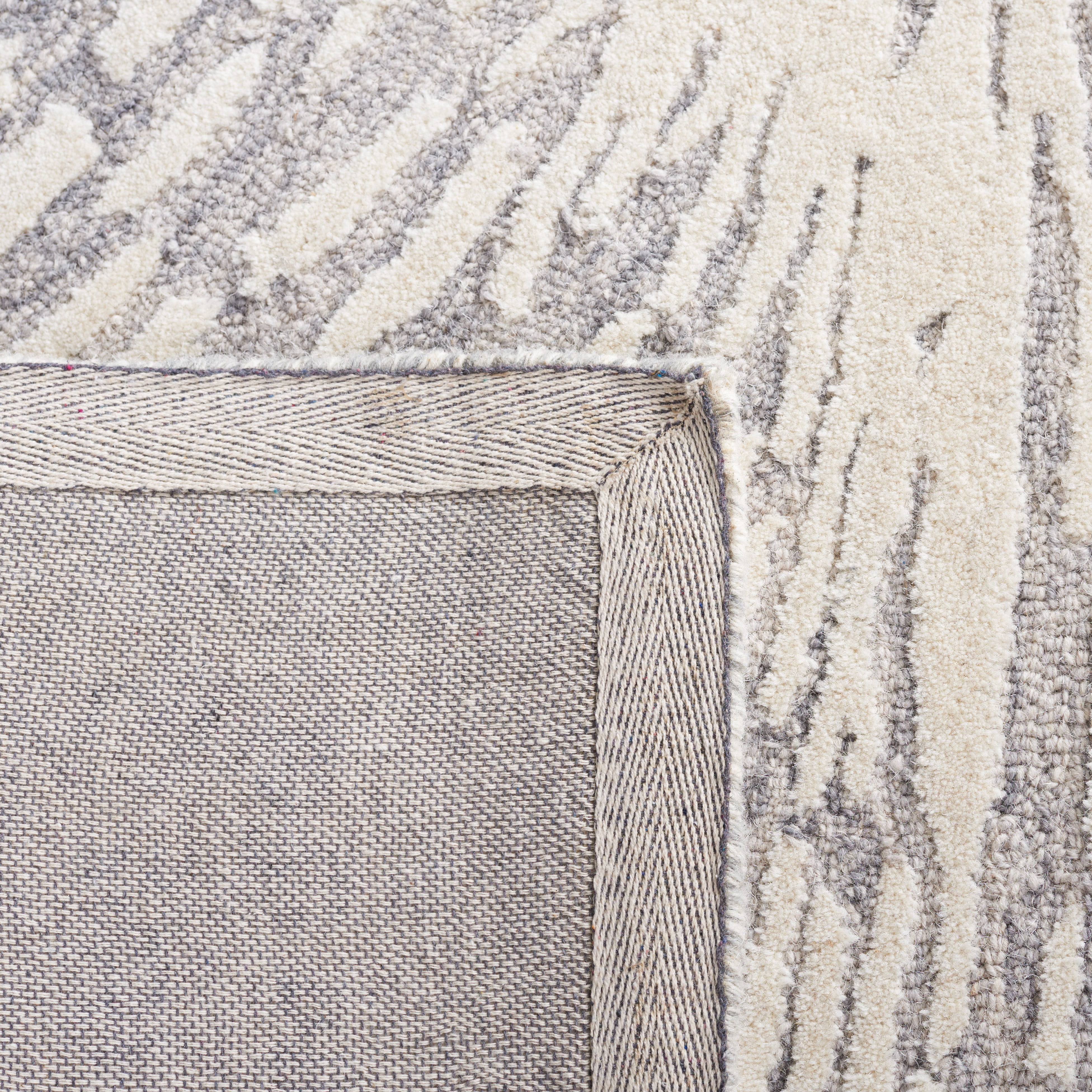 SAFAVIEH Metro Euphemia Sunburst Area Rug, Grey/Ivory, 6' x 9'