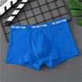 thumbnail image 4 of Icvfdpl Mens Underwear Boxer Briefs Summer Comfortable Skin-Friendly Underpants For Men Blue 2Xl, 4 of 5