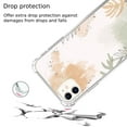 thumbnail image 2 of Watercolor Floral Case Compatible with iPhone 12,Aesthetic Art Design TPU Bumper Cover Case, 2 of 6