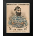 thumbnail image 2 of Vintage Apple Collection 15x18 Black Modern Framed Museum Art Print Titled - Sideshow Tattoo Man, 2 of 5