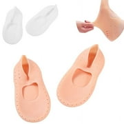 1 Pair Silicone Foot Chapped Care Tool Moisturizing Gel Heel Socks Cracked Skin Care Protector Pedicure Health Monitors Massager