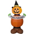 thumbnail image 2 of Citrouille Gonflable Sorcière d'Halloween, 2 of 4