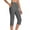 Dark Gray, variant on lmcalzta Capri Pants for Women Stretch High Waisted Capris Slacks Yoga Dress Pant Crop Office Work Pants Casual Summer