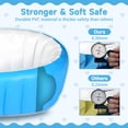 thumbnail image 4 of Anoak Inflatable Baby Bathtub for Newborn to Toddler, Portable Travel Infant Baby Bath Tub, Toddler Bathtub with Air Pump, Foldable Non-Slip Shower Basin Collapsible Baby Tub, Blue, 4 of 7