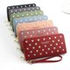 thumbnail image 3 of Women's Long PU Leather Wallet with Double Zip, Phone Holder - Black, 8.5 x 4.5 inches, 3 of 5