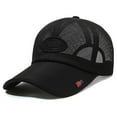 thumbnail image 2 of MESSUEN Trucker Hat Men Womens Baseball Cap Visors for Men Summer Hats for Women Hiking Hat Sun Hats for Women Running Hat Black One Size, 2 of 3