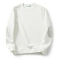 thumbnail image 2 of AWZXDE Men's Shirt Style Pullover Top Long Sleeve Crewneck Minimalist Design Lightweight Stretchable Casual Sporty Shirt Jacket White,XXL, 2 of 3