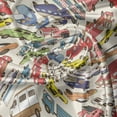 thumbnail image 5 of Ambesonne Cars Valance Pack of 2, Lorry Cargo Taxi Fun Print, 54"X18", Multicolor, 5 of 5
