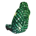 thumbnail image 2 of Yiaed Green Disco Lights Print Car Seat Covers,Universal Auto Seats Protector Fits for Car,SUV Sedan,Truck,Automotive Seat Covers & Accessories, 2 of 5