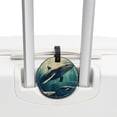 thumbnail image 3 of Whale 2pcs PU Leather Round Bag Tags Suitcase Handbag Tags with Privacy Cover and Name ID Tag for Travel Luggage, Handbags, Backpacks, School Bags, 3 of 6