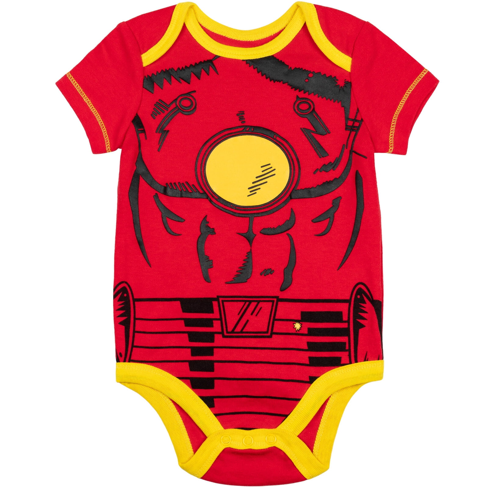 Marvel Avengers Spider-Man Iron Man Captain America Infant Baby Boys 5 Pack Bodysuits Newborn to Infant