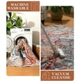 thumbnail image 4 of CHAKME 9'x12' Vintage Tiger Area Rugs Non Slip Machine Washable Vintage Boho Carpet Low Pile Print Bedroom Dining Room Home Office Rug,Beige, 4 of 8