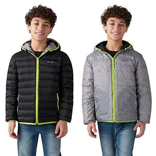 Eddie Bauer Boys Reversible Hooded Down 