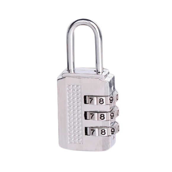 stanreset 3 Digit Combination Password Lock Zinc Alloy Security Lock Suitcase Luggage Coded Lock Cabinet Locker Padlock