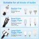 thumbnail image 2 of Light Bulb Changer High Ceilings Recessed Lights Flood Light Bulb Changing Tool Light Bulb Remover Telescoping Extension, 2 of 5